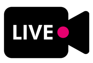 Camera with live recording icon
